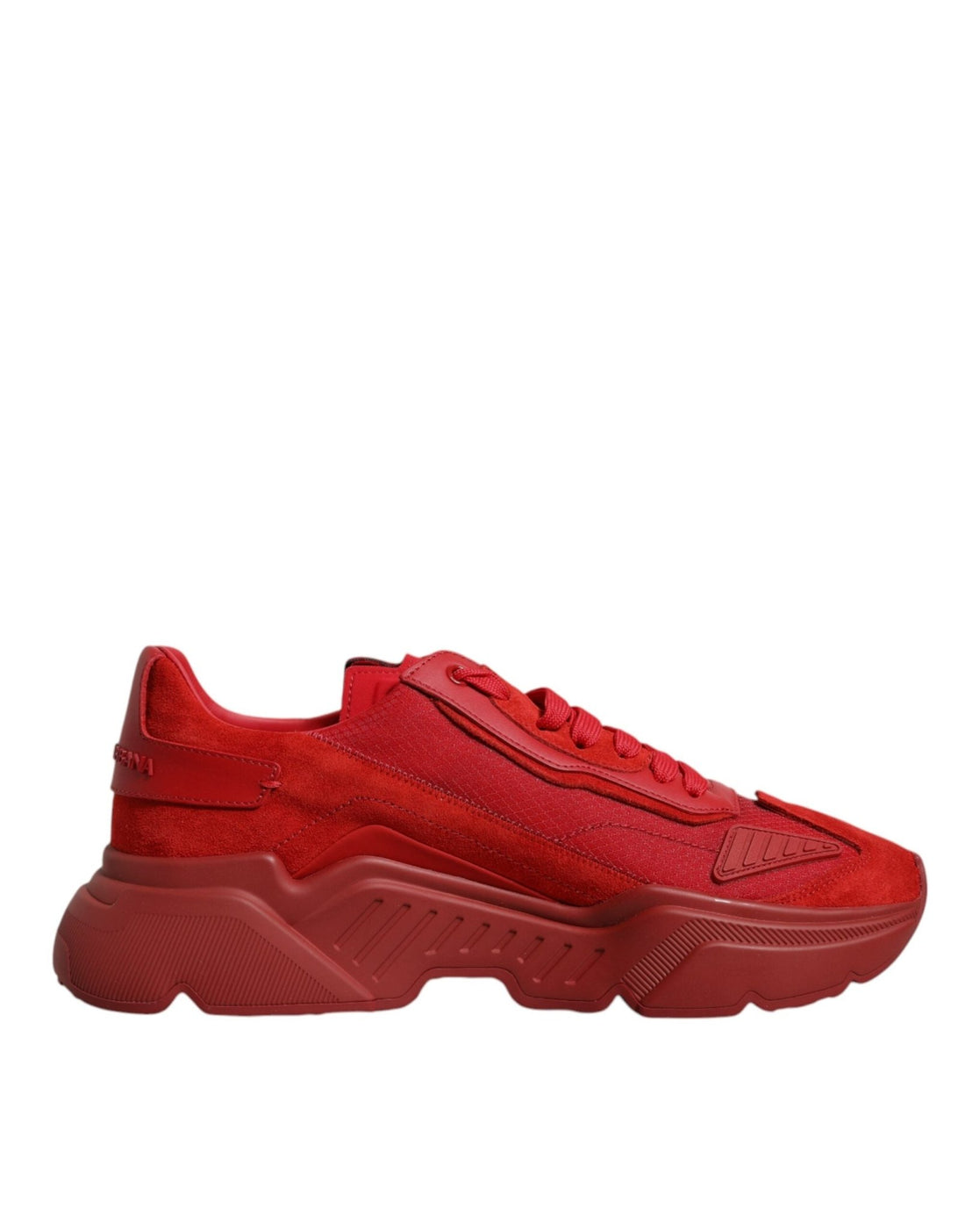 Dolce & Gabbana Red Leather Daymaster Low Top Sneakers Shoes - RIMODA