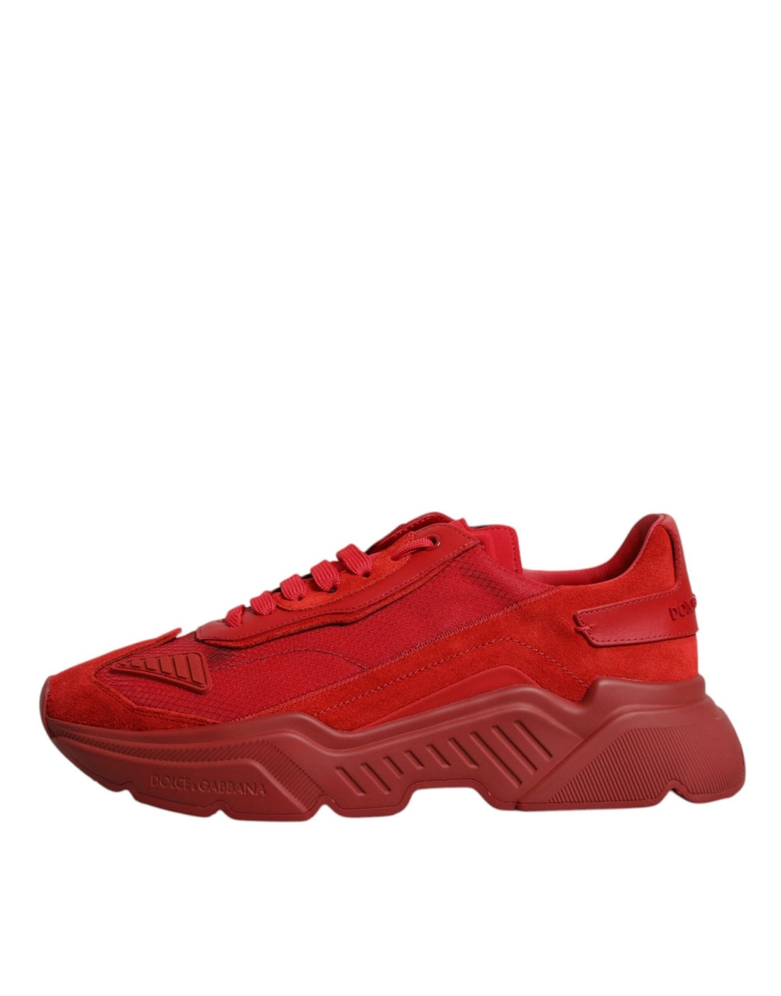 Dolce & Gabbana Red Leather Daymaster Low Top Sneakers Shoes - RIMODA