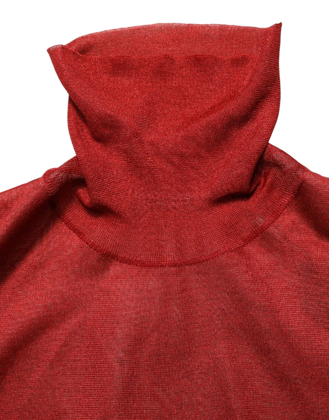 Dolce & Gabbana Red Long Sleeve TurtleNeck Pullover Sweater - RIMODA