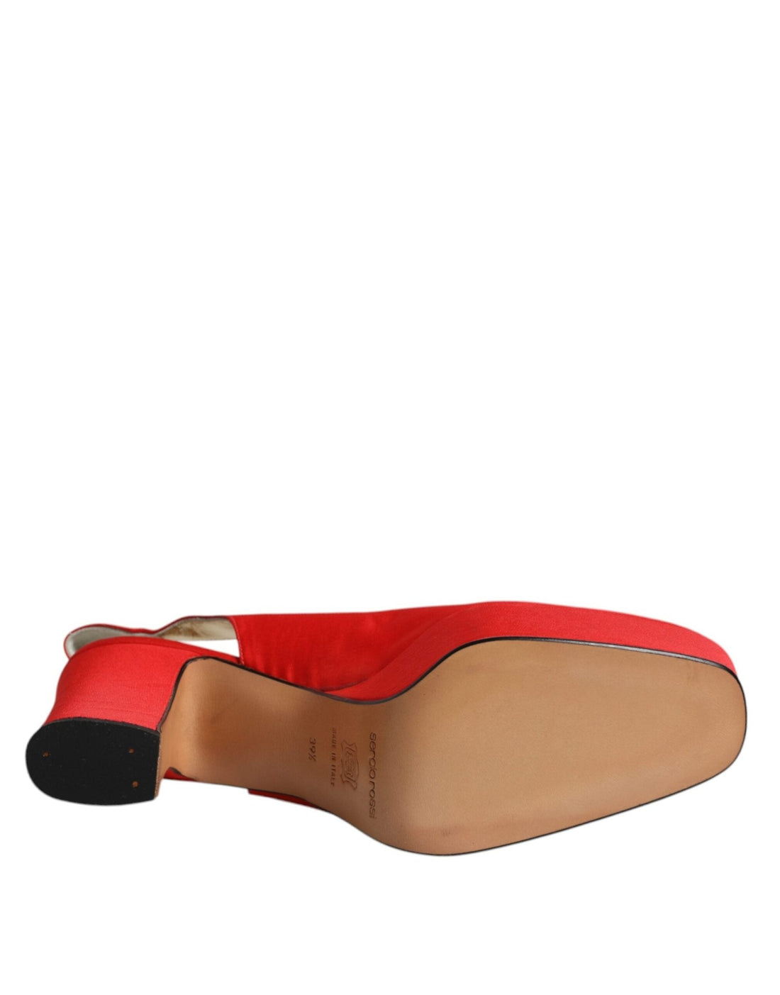 Dolce & Gabbana Red Platform Slingback Heels Sandals Shoes - RIMODA