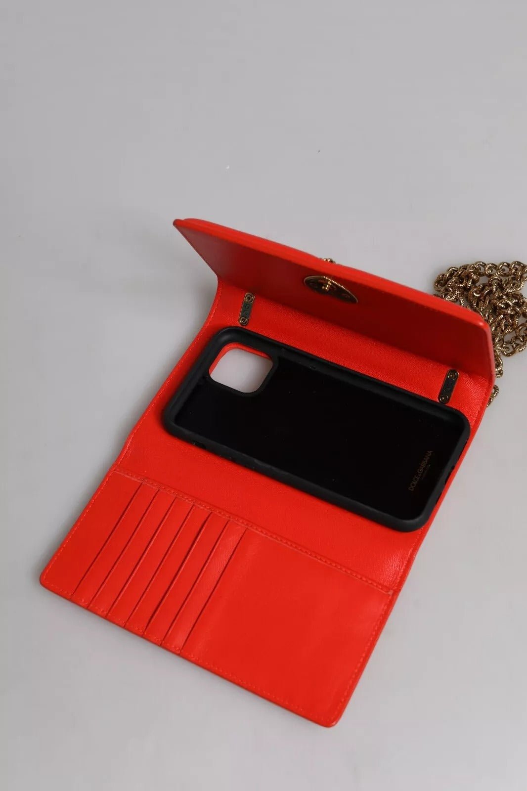 Dolce & Gabbana Red Quilted Devotion Crossbody 11 PRO Phone case bag - RIMODA