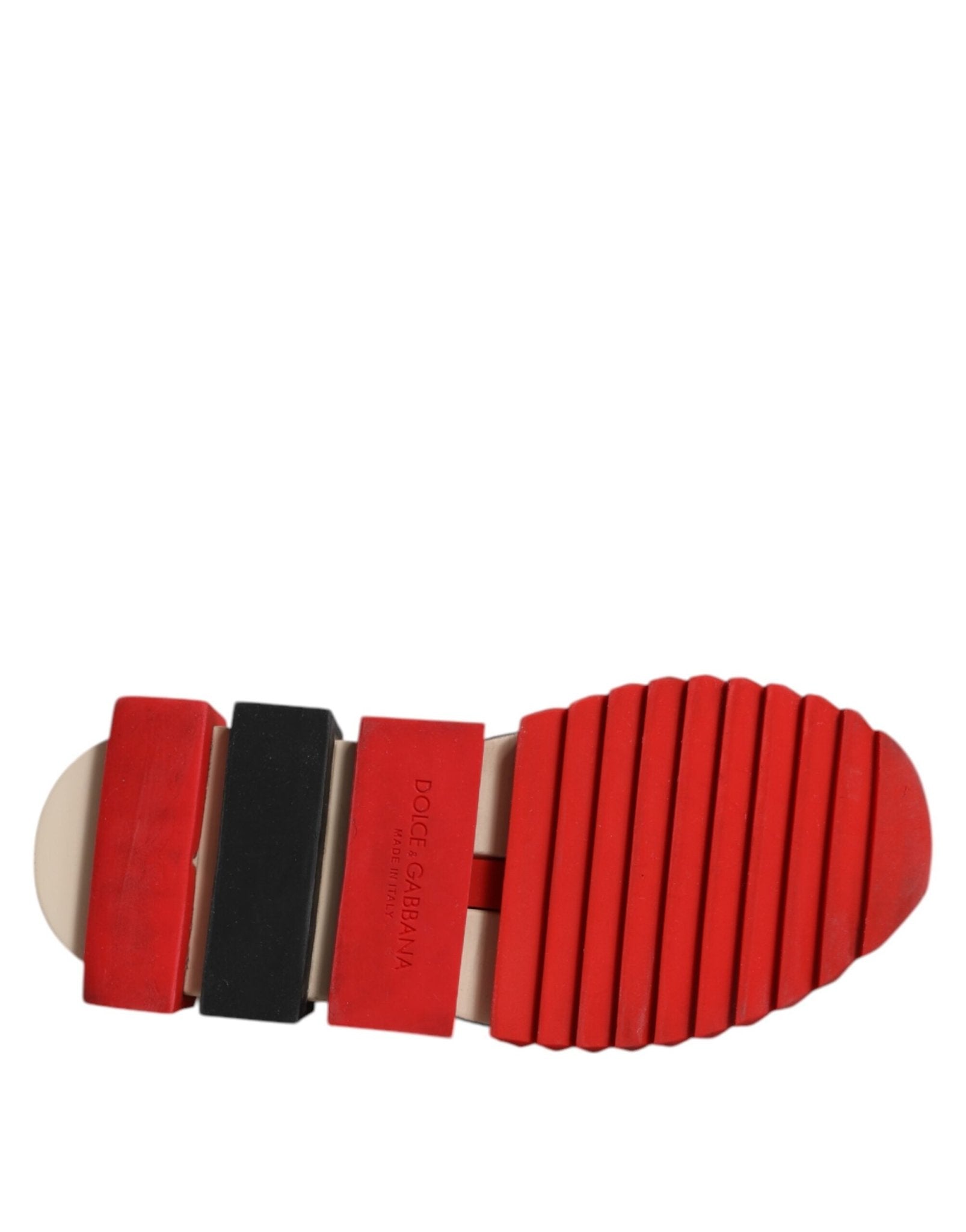 Dolce & Gabbana Red Sorrento Slip On Low Top Sneakers Shoes - RIMODA
