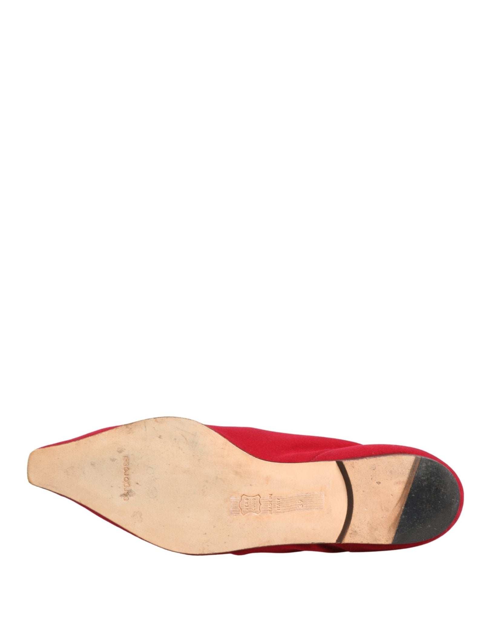 Dolce & Gabbana Red Suede Ankle Boots Shoes - RIMODA