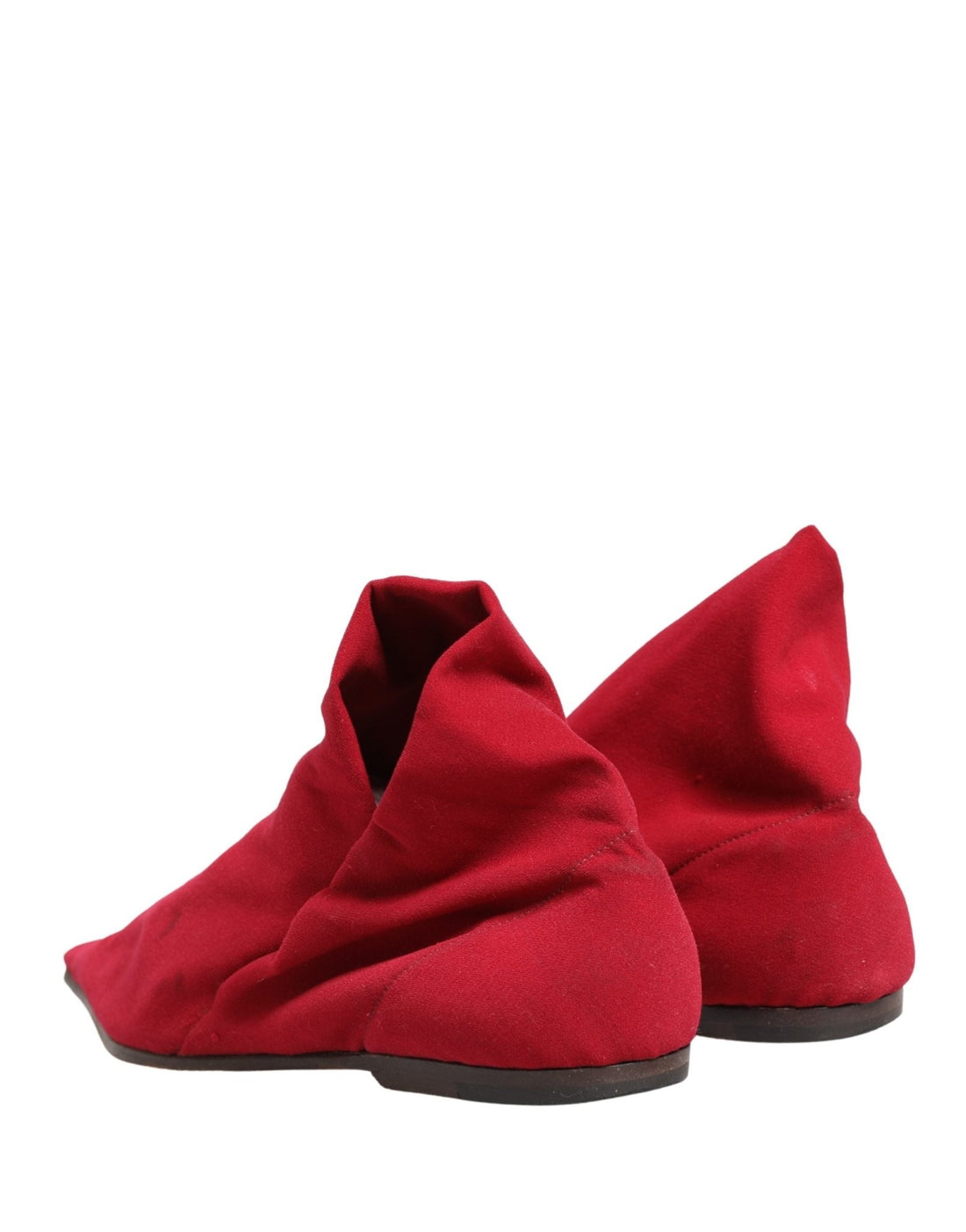 Dolce & Gabbana Red Suede Ankle Boots Shoes - RIMODA