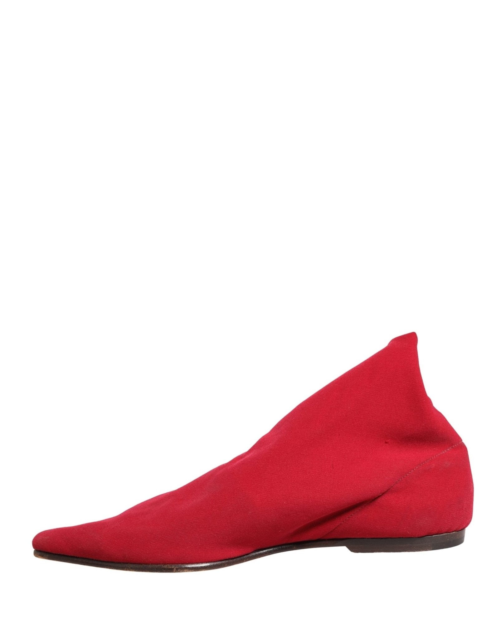 Dolce & Gabbana Red Suede Ankle Boots Shoes - RIMODA