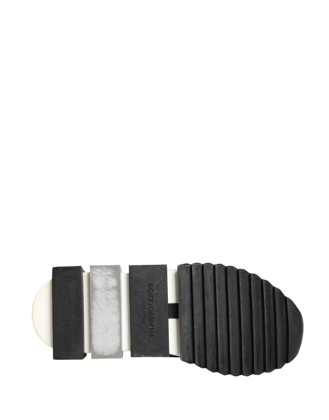 Dolce & Gabbana Silver Crystal Logo Slip On Sorrento Sneakers Shoes - RIMODA