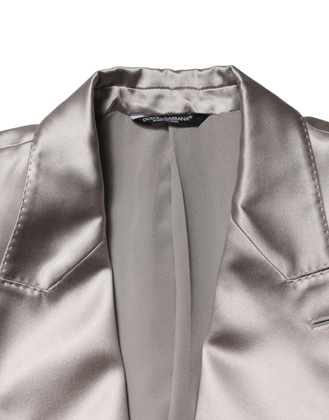 Dolce & Gabbana Silver SICILIA Single Breasted Jacket Blazer - RIMODA