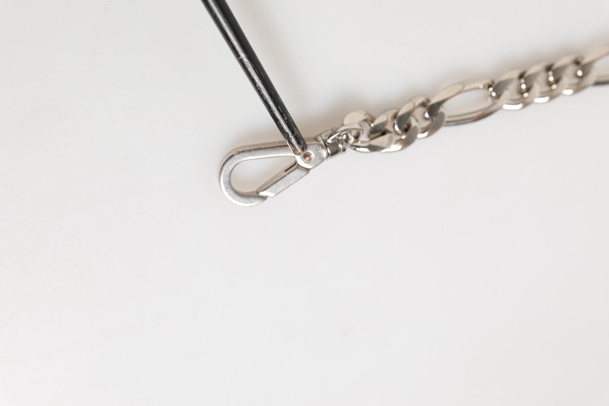 Dolce & Gabbana Silver Tone Brass Chain Lobster Clasp DG Logo Bracelet - RIMODA