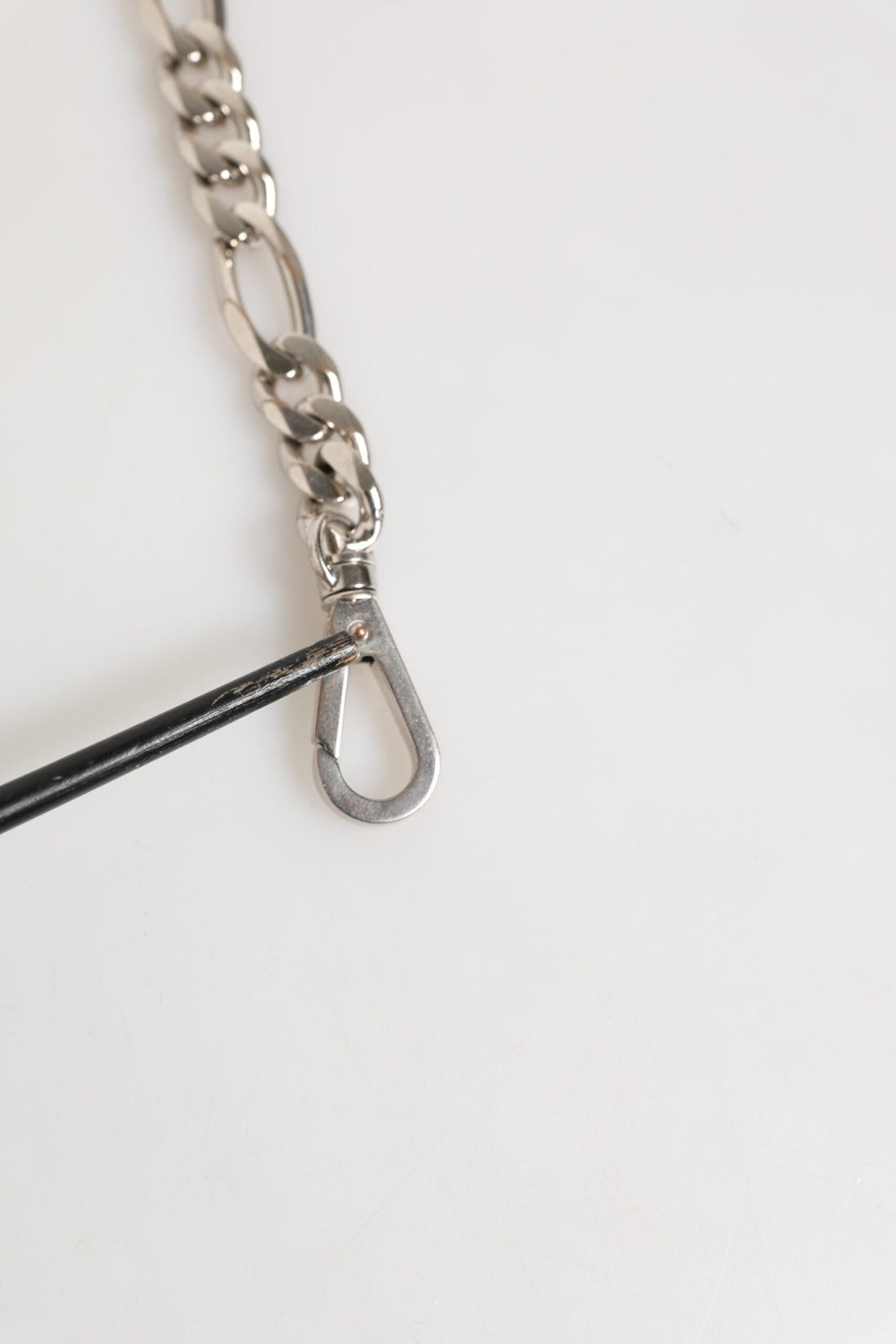 Dolce & Gabbana Silver Tone Brass Chain Lobster Clasp DG Logo Bracelet - RIMODA