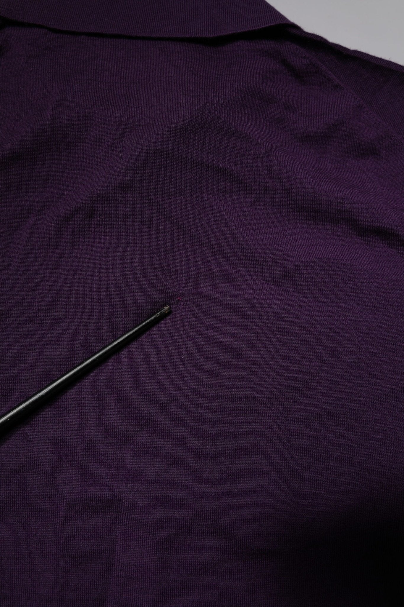 Dolce & Gabbana Violet Cashmere Collared Polo T-shirt - RIMODA