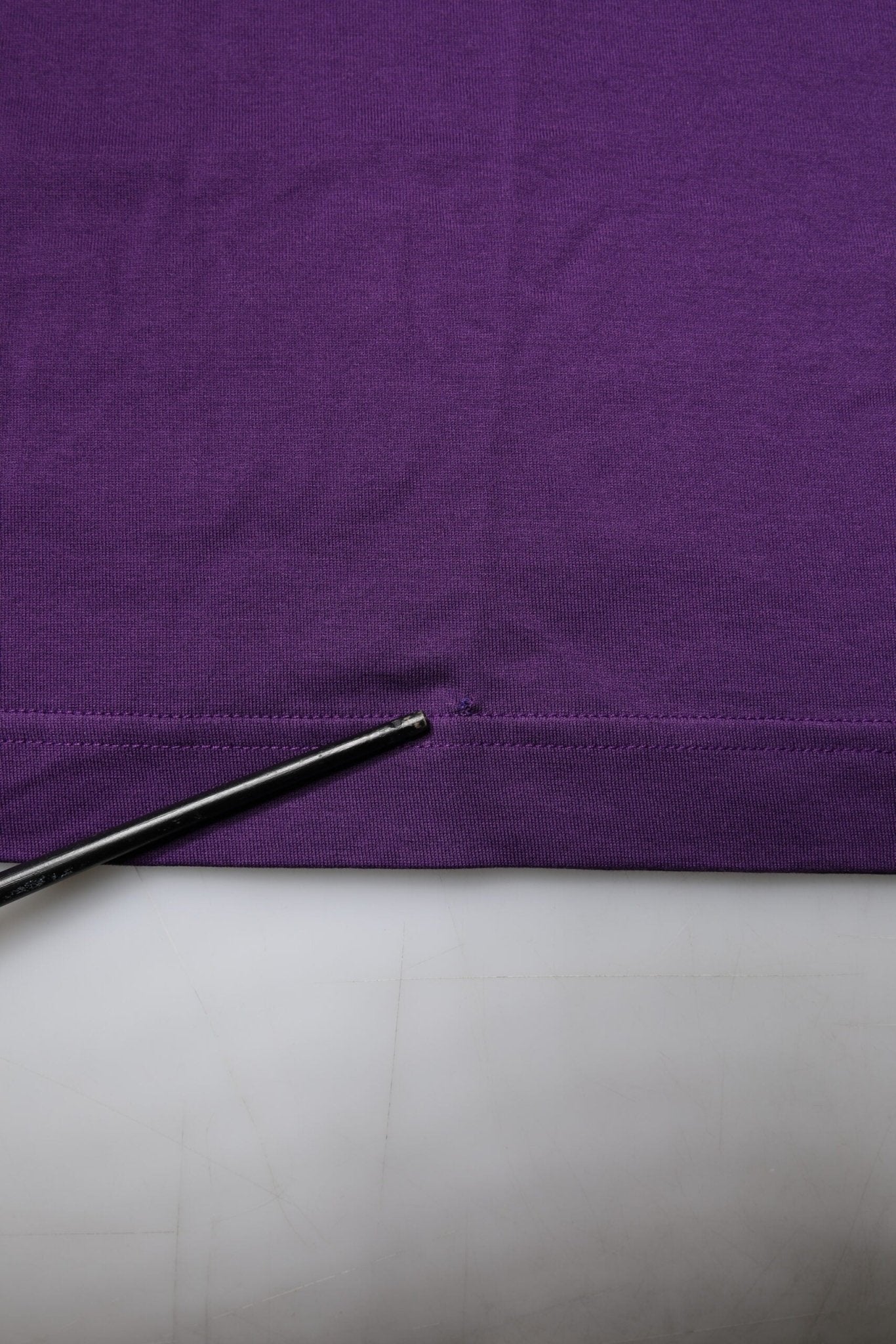 Dolce & Gabbana Violet Cotton Crewneck Short Sleeves T-shirt - RIMODA
