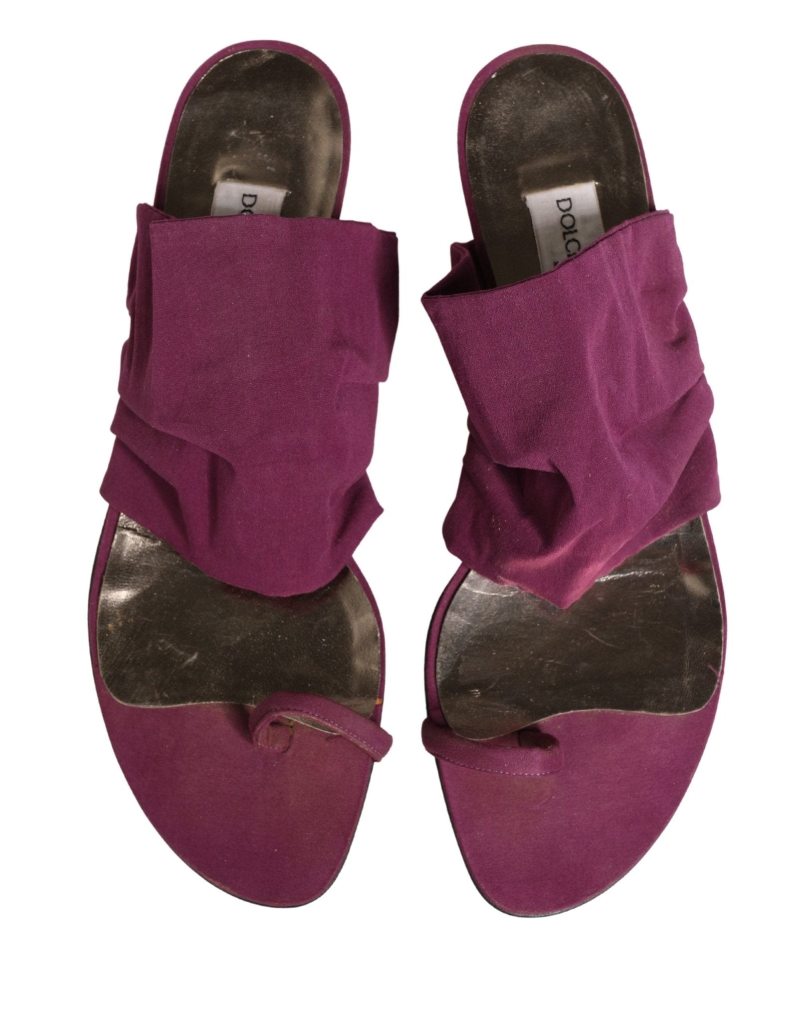 Dolce & Gabbana Violet Heels Sandals Shoes - RIMODA