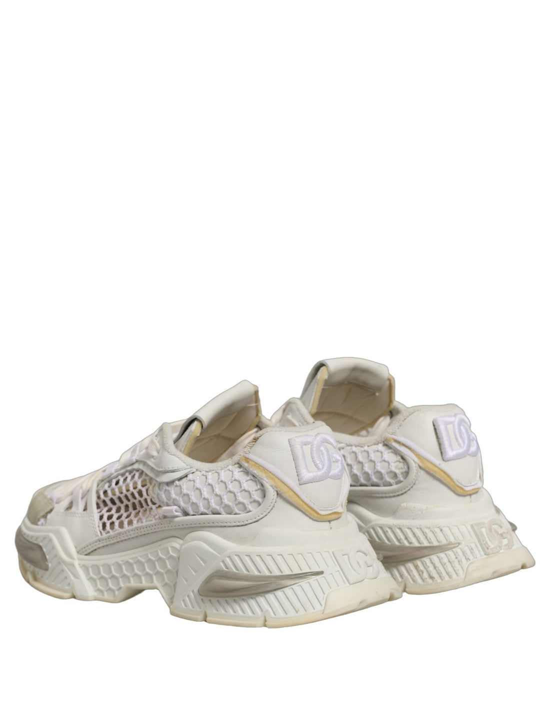 Dolce & Gabbana White Airmaster Mesh Low Top Sneakers Shoes - RIMODA