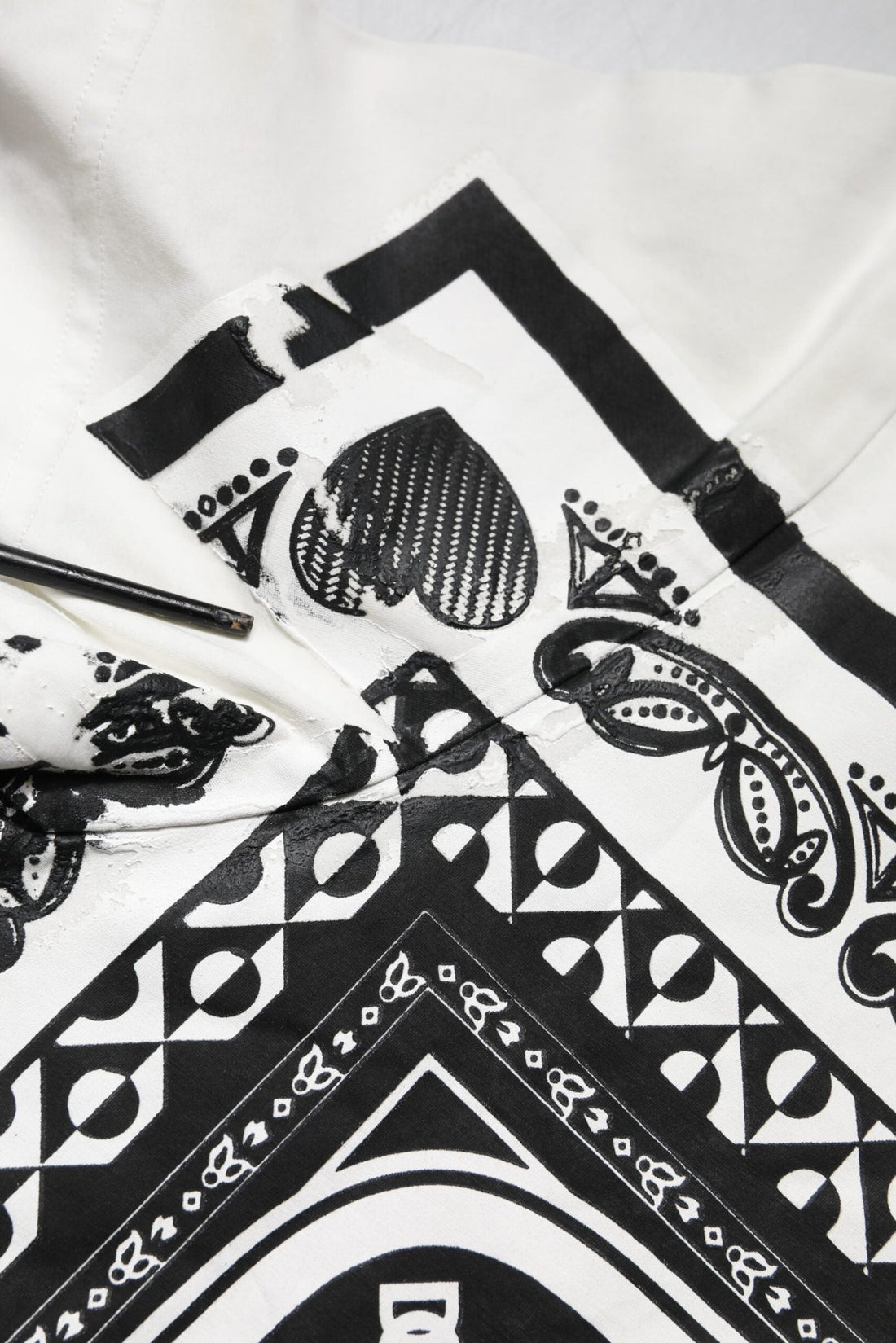 Dolce & Gabbana White Bandana Cotton Men Crew Neck T-shirt - RIMODA