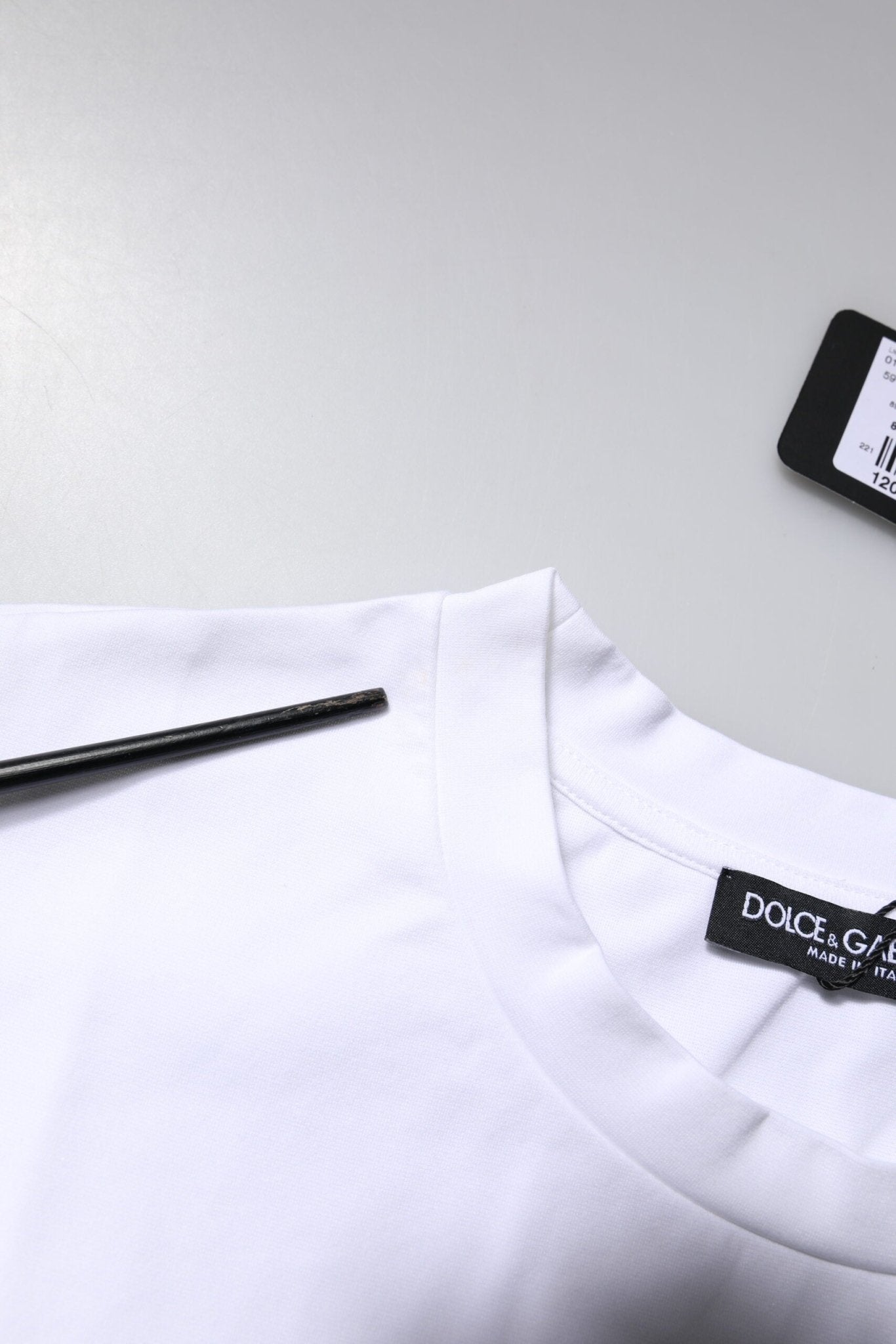 Dolce & Gabbana White Bellissima Cotton Crew Neck T-shirt - RIMODA
