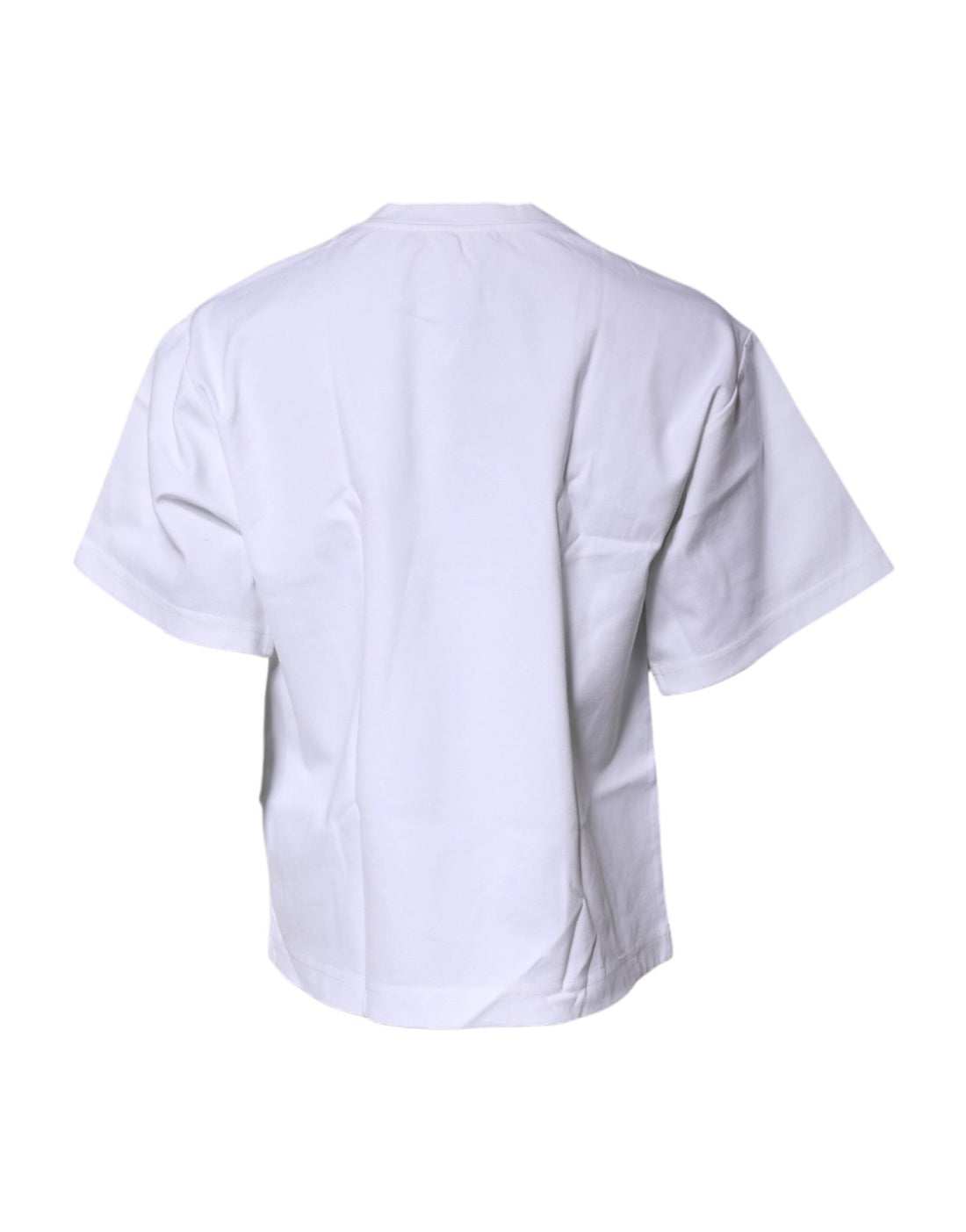 Dolce & Gabbana White Bellissima Cotton Crew Neck T-shirt - RIMODA