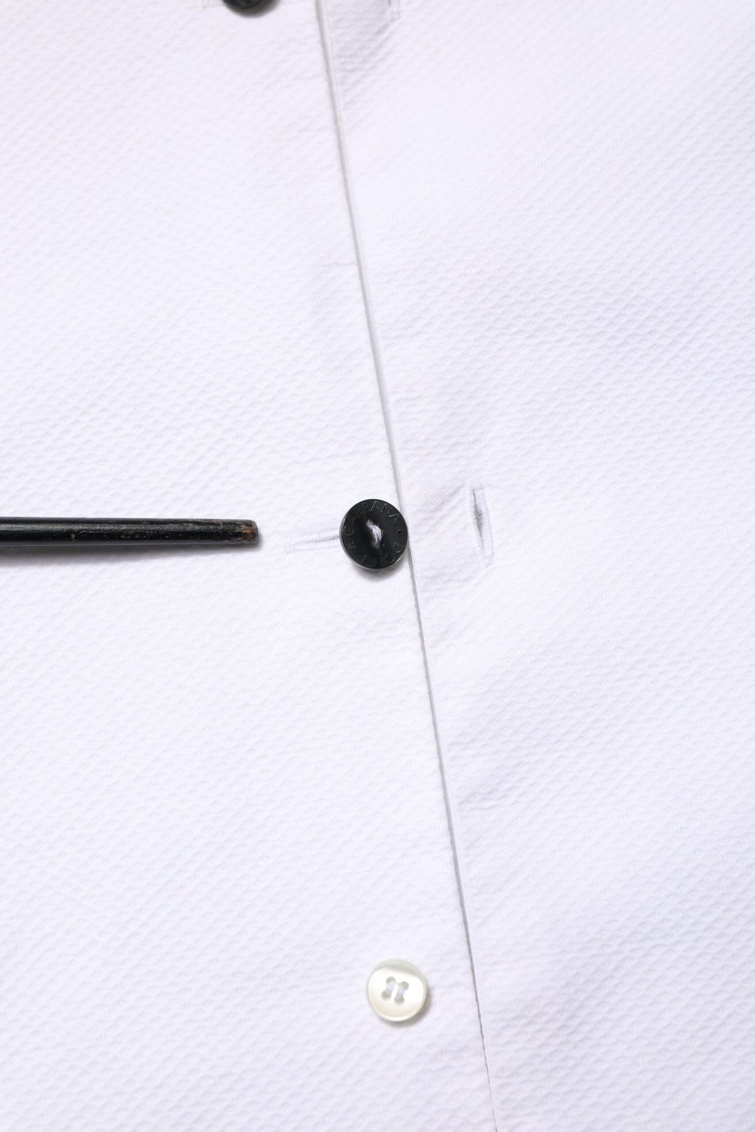 Dolce & Gabbana White Bib Cotton Poplin GOLD Men Formal Shirt - RIMODA