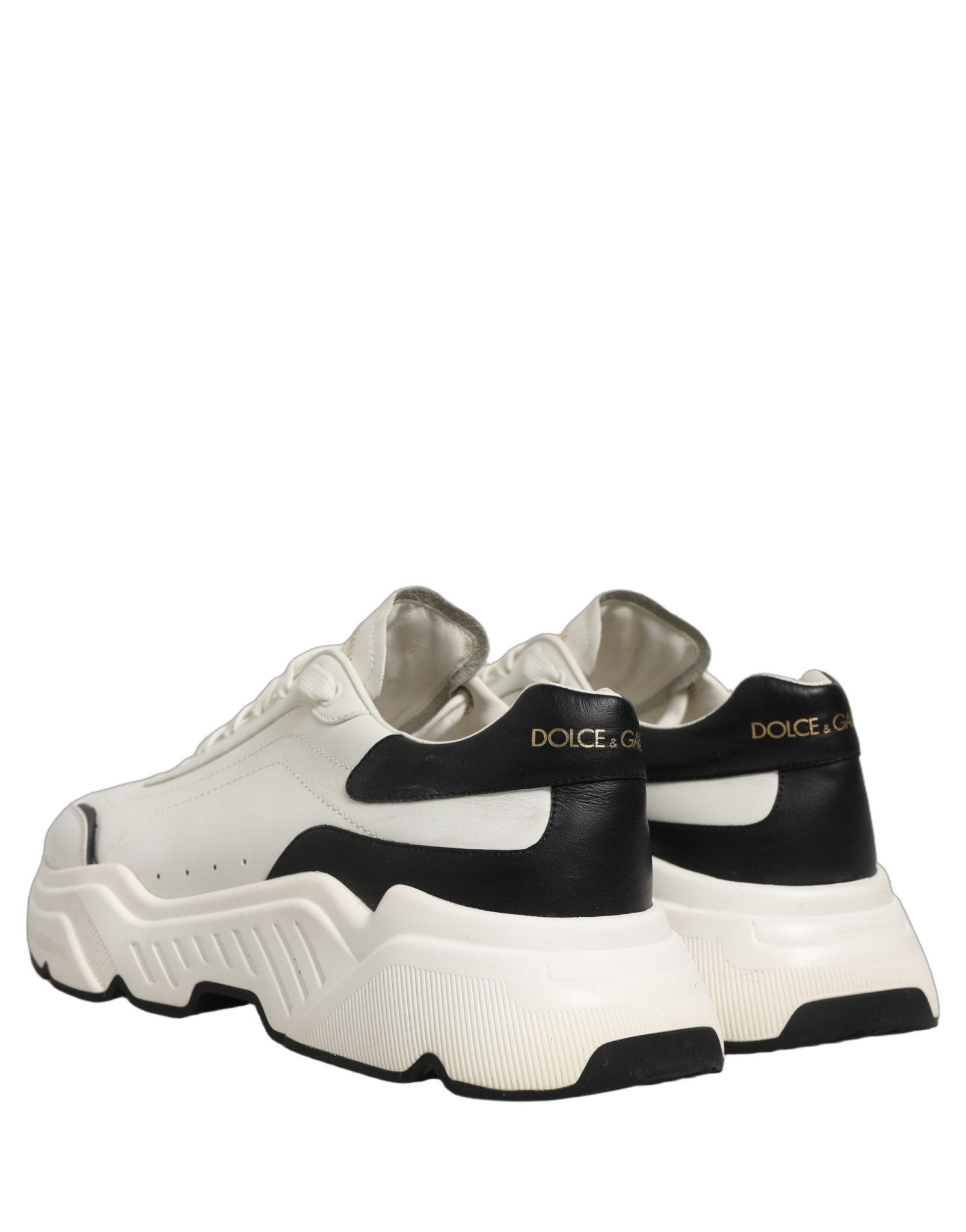 Dolce & Gabbana White Black Daymaster Low Top Sneakers Shoes - RIMODA