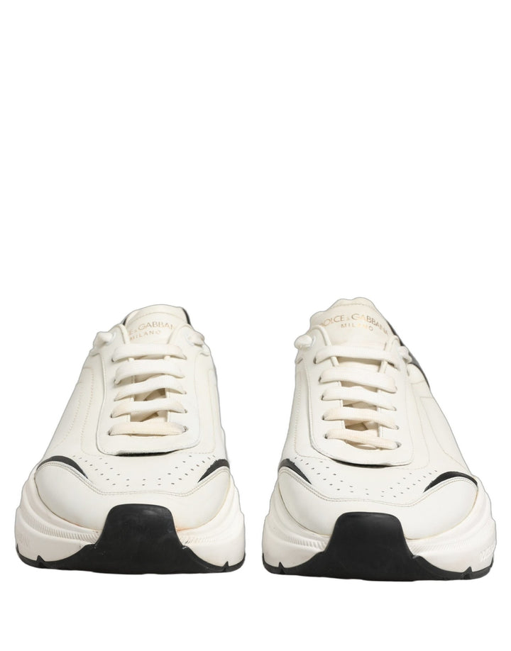 Dolce & Gabbana White Black Daymaster Low Top Sneakers Shoes - RIMODA