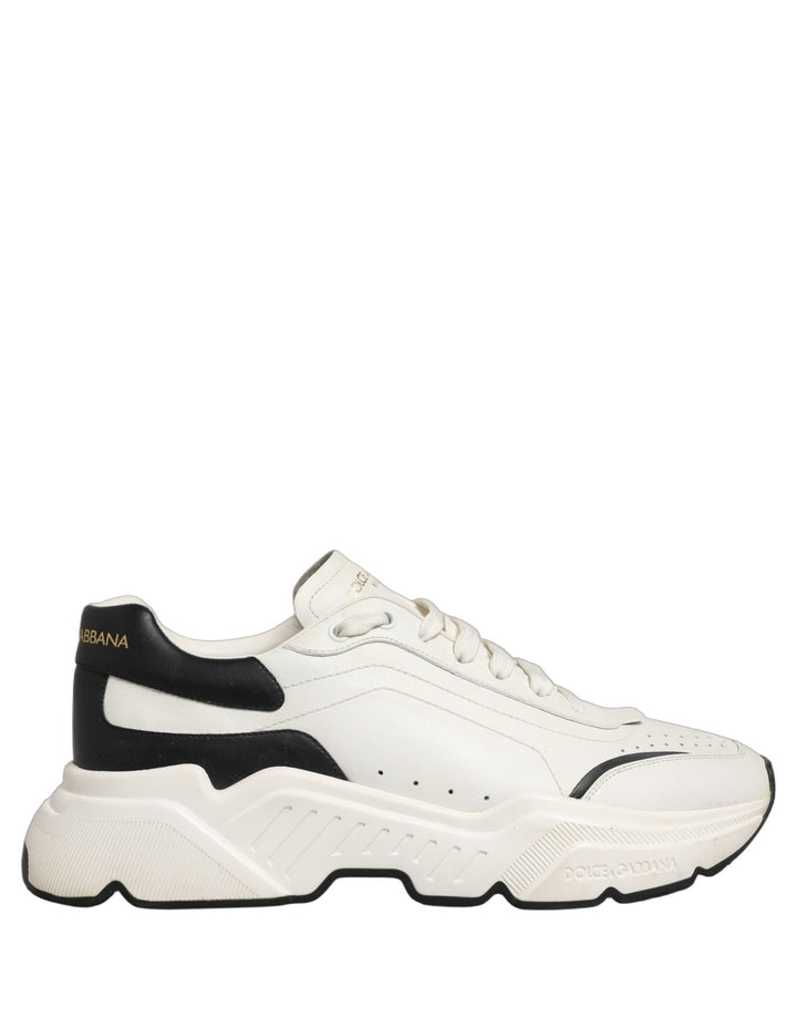 Dolce & Gabbana White Black Daymaster Low Top Sneakers Shoes - RIMODA