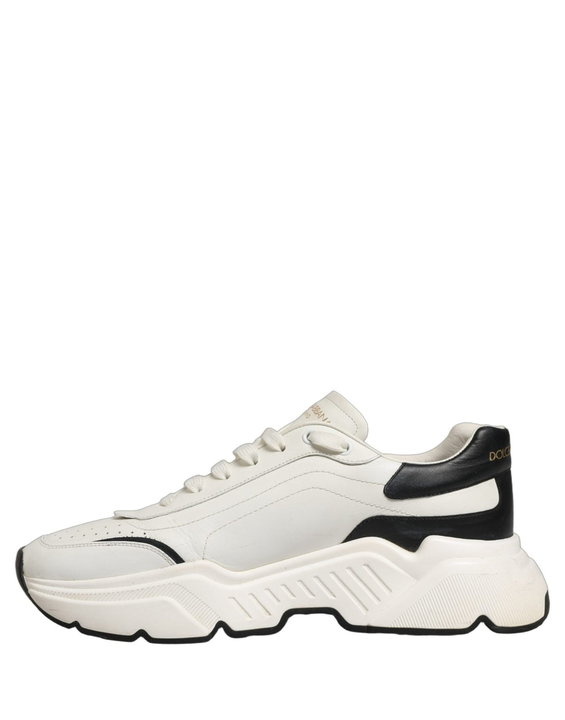 Dolce & Gabbana White Black Daymaster Low Top Sneakers Shoes - RIMODA