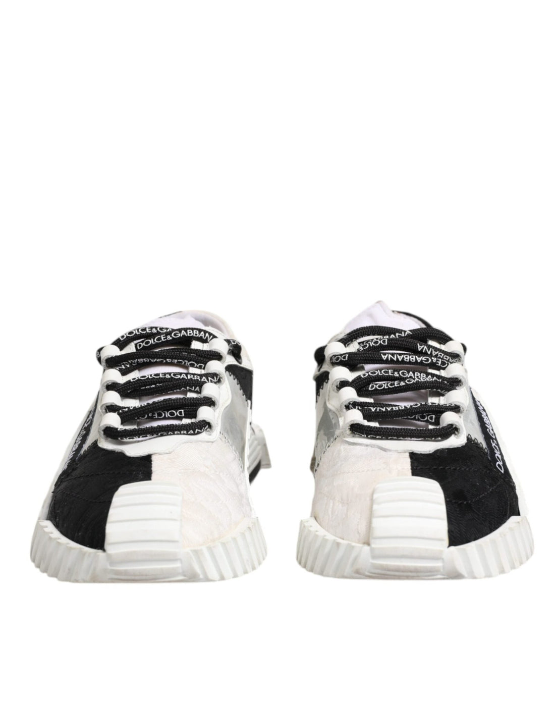 Dolce & Gabbana White Black NS1 Low Top Sneakers Shoes - RIMODA