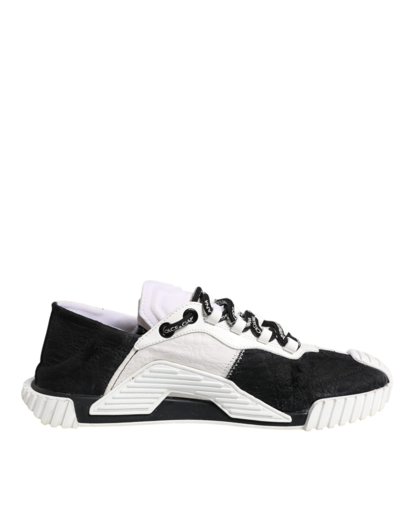 Dolce & Gabbana White Black NS1 Low Top Sneakers Shoes - RIMODA