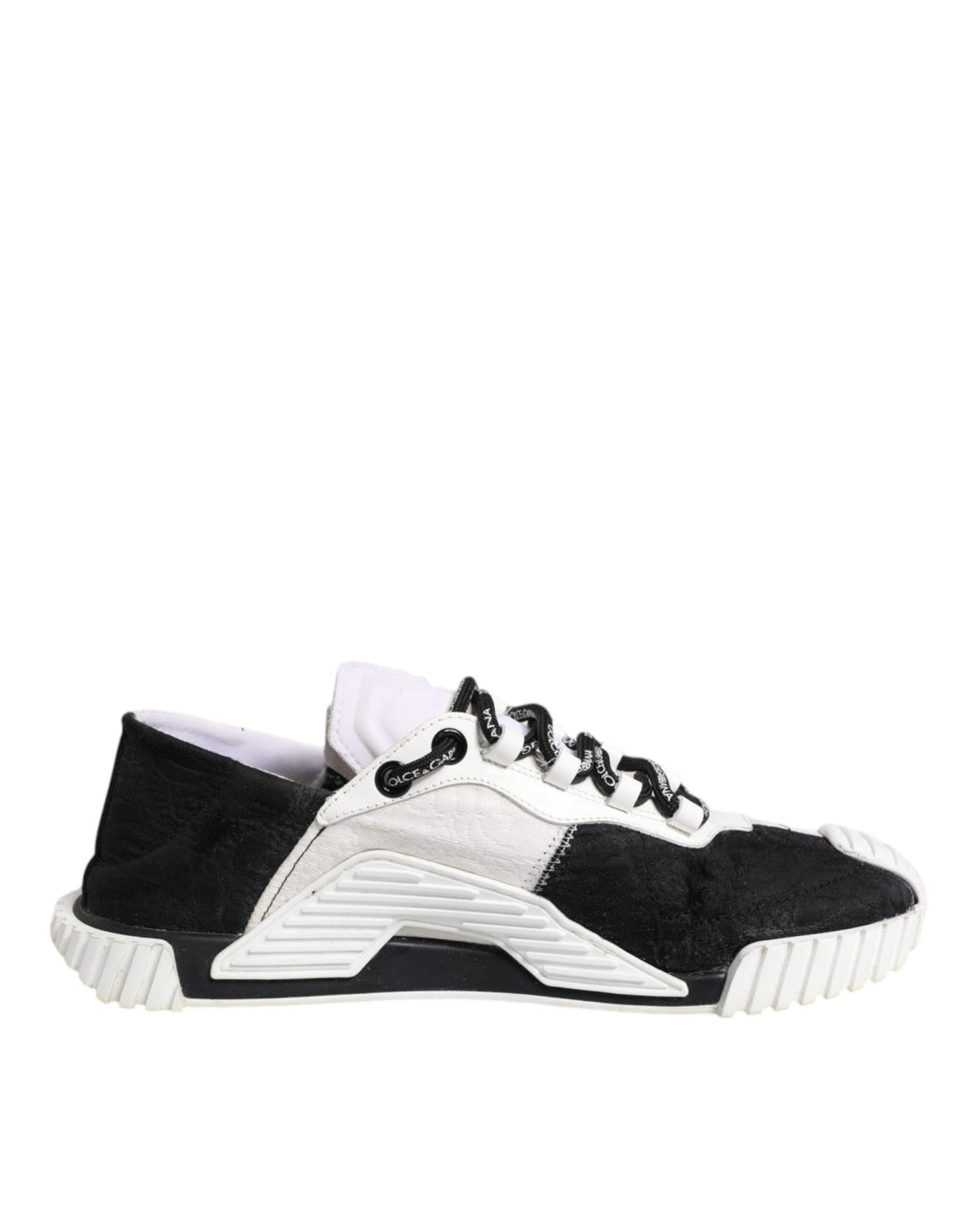 Dolce & Gabbana White Black NS1 Low Top Sneakers Shoes - RIMODA