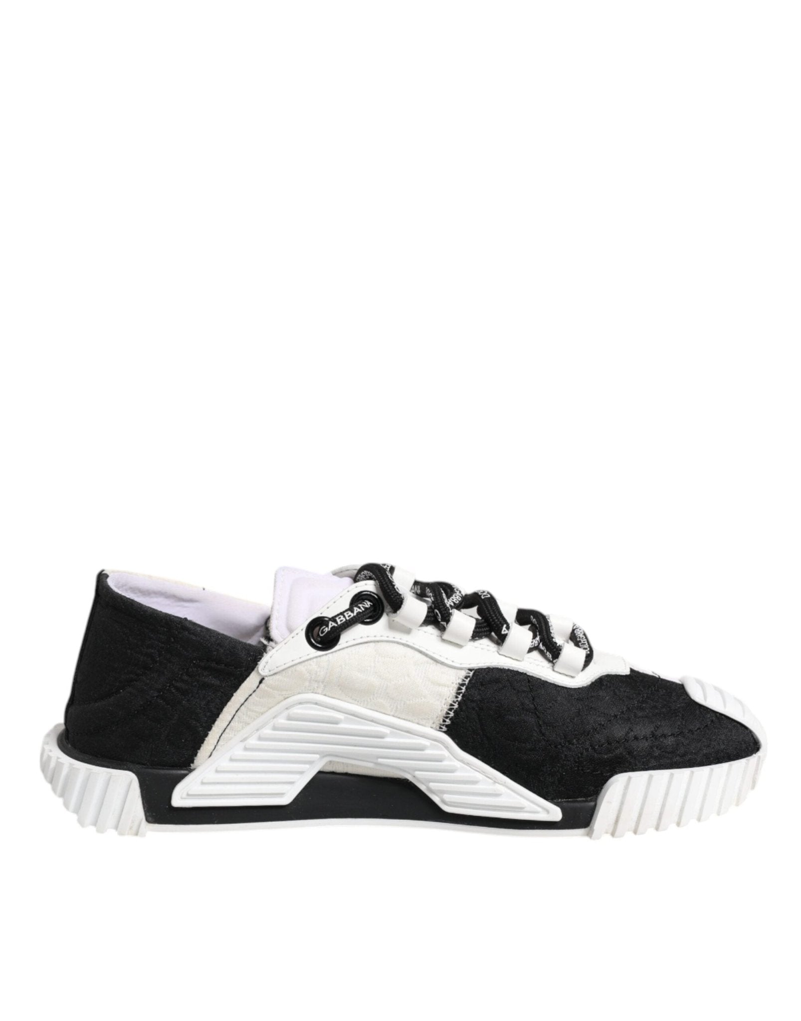 Dolce & Gabbana White Black NS1 Low Top Sneakers Shoes - RIMODA