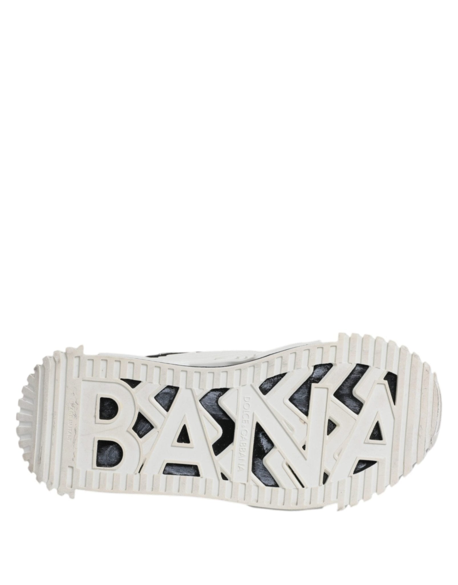 Dolce & Gabbana White Black NS1 Low Top Sneakers Shoes - RIMODA