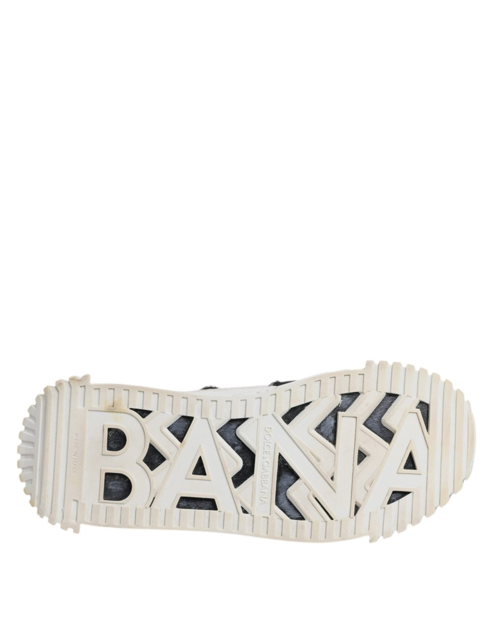 Dolce & Gabbana White Black NS1 Low Top Sneakers Shoes - RIMODA