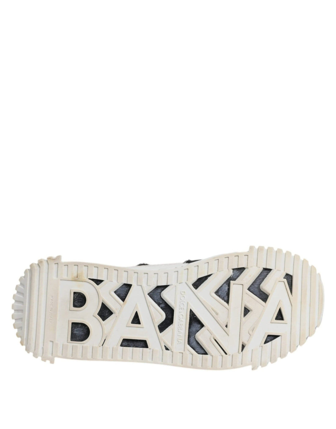 Dolce & Gabbana White Black NS1 Low Top Sneakers Shoes - RIMODA