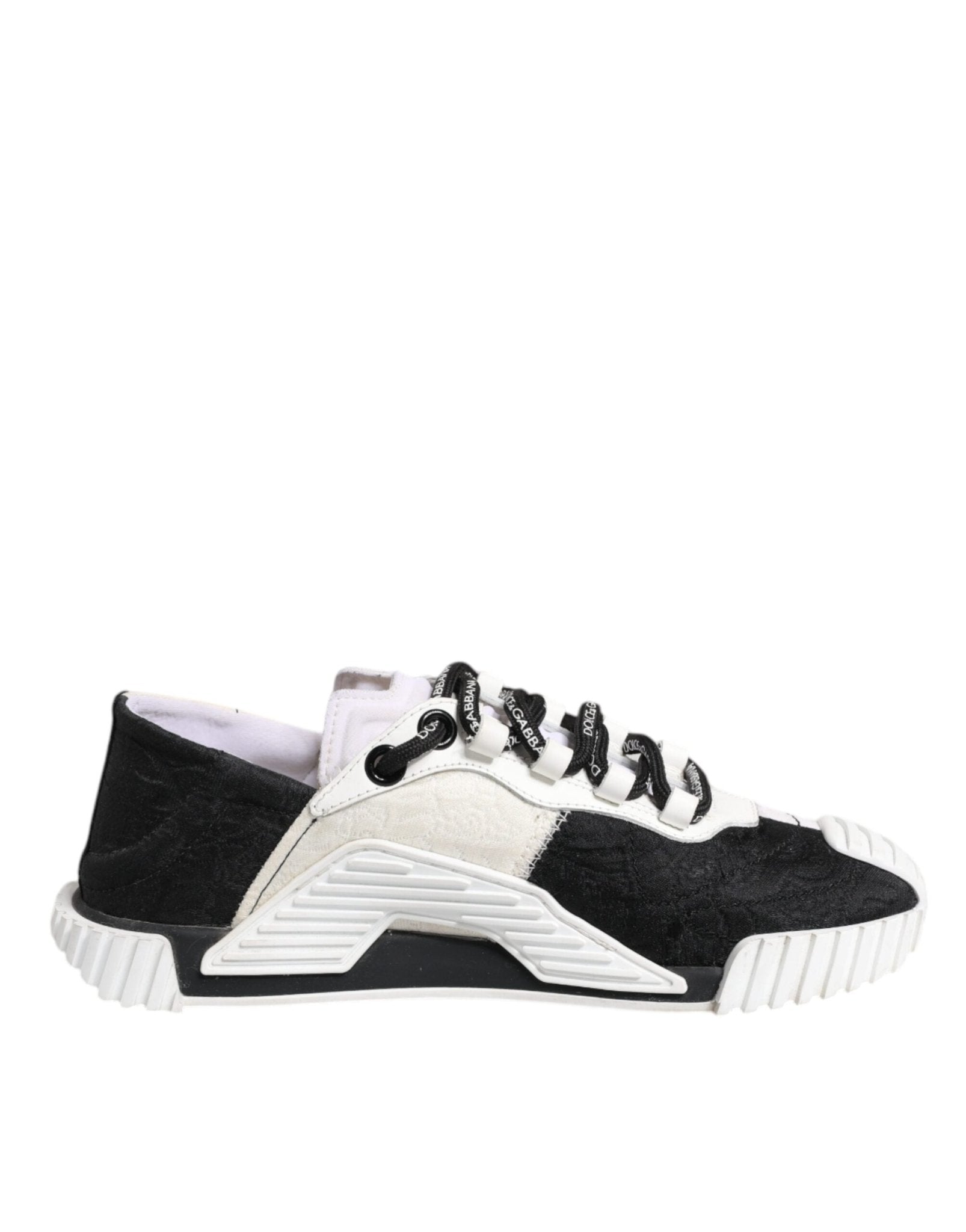Dolce & Gabbana White Black NS1 Low Top Sneakers Shoes - RIMODA
