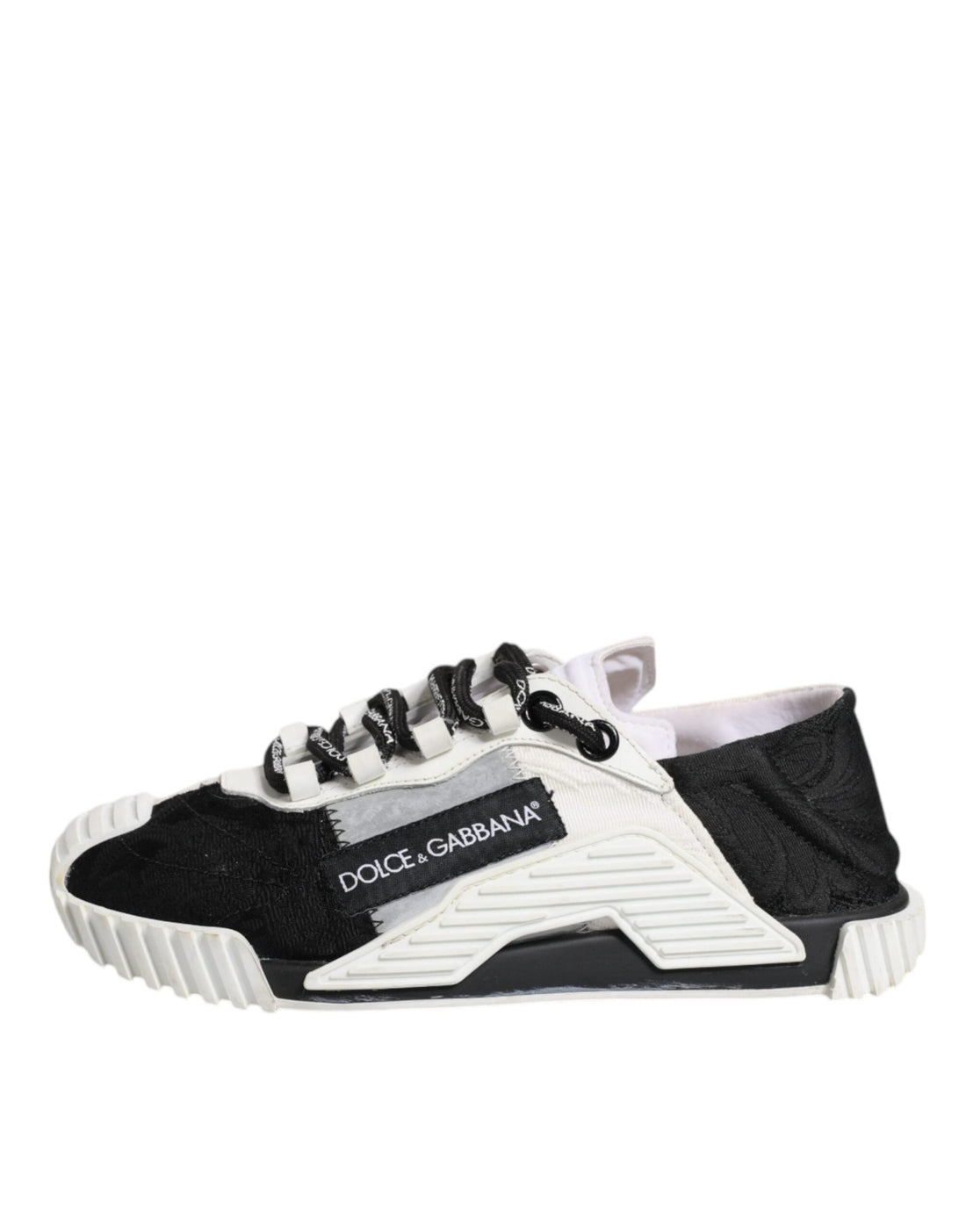 Dolce & Gabbana White Black NS1 Low Top Sneakers Shoes - RIMODA