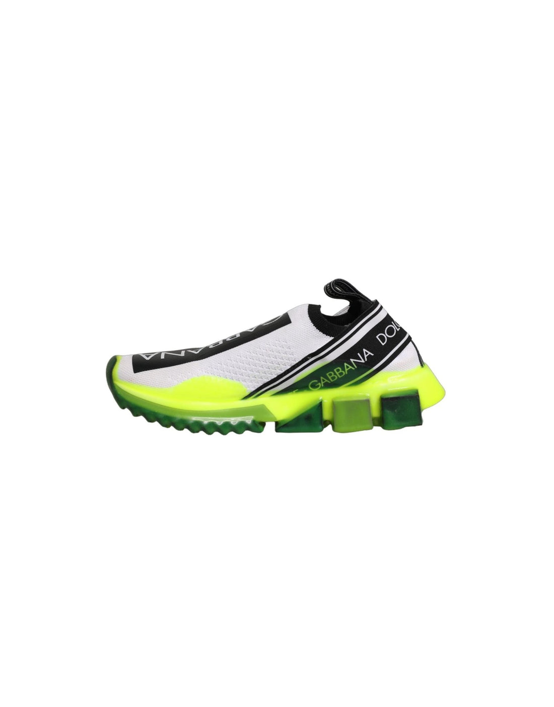 Dolce & Gabbana White Black Slip On Sorrento Sneakers Shoes - RIMODA