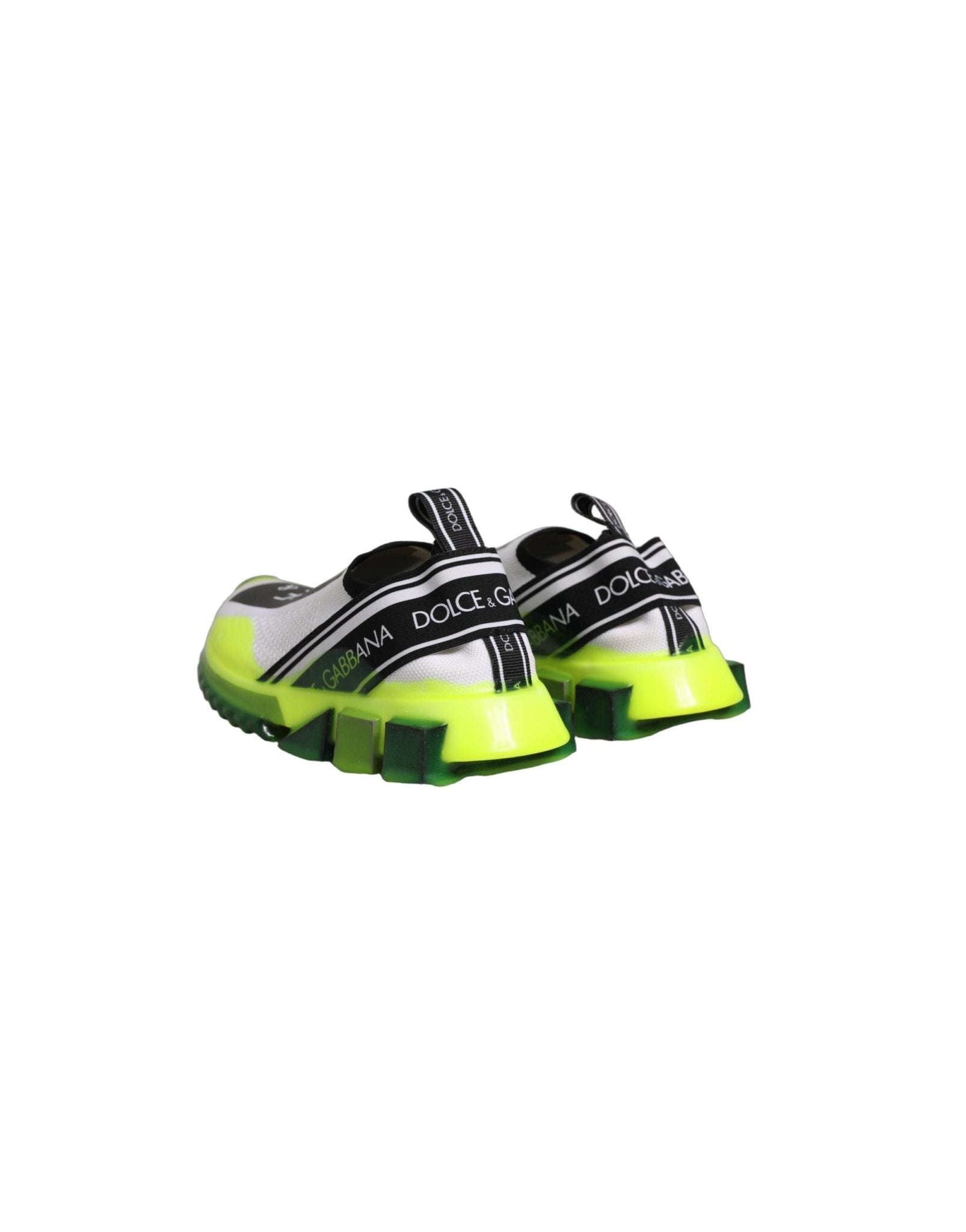 Dolce & Gabbana White Black Slip On Sorrento Sneakers Shoes - RIMODA