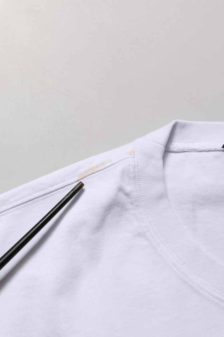 Dolce & Gabbana White Blue Stripe Cotton Short Sleeve T-shirt - RIMODA