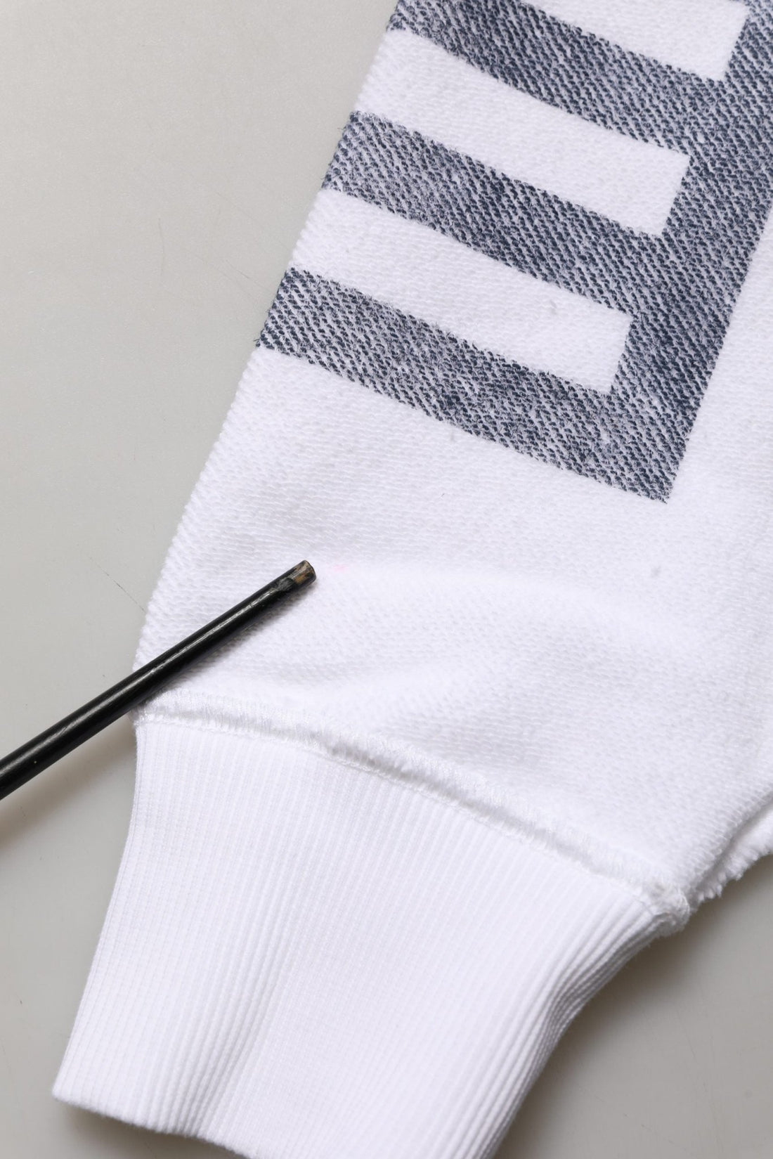 Dolce & Gabbana White Blue Stripe Hooded Sweatshirt Sweater - RIMODA