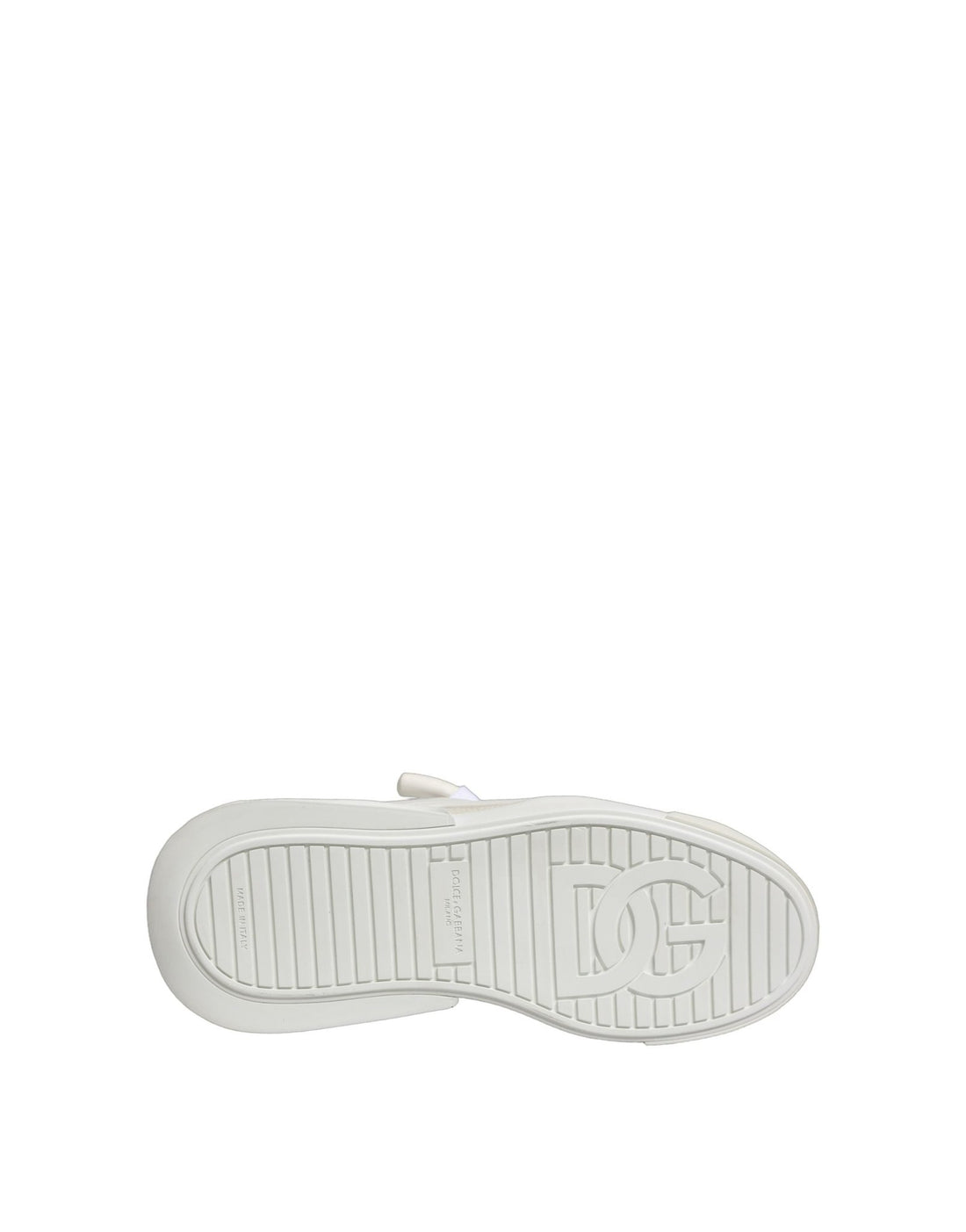 Dolce & Gabbana White Calfskin Leather Low Top Sneakers Shoes - RIMODA