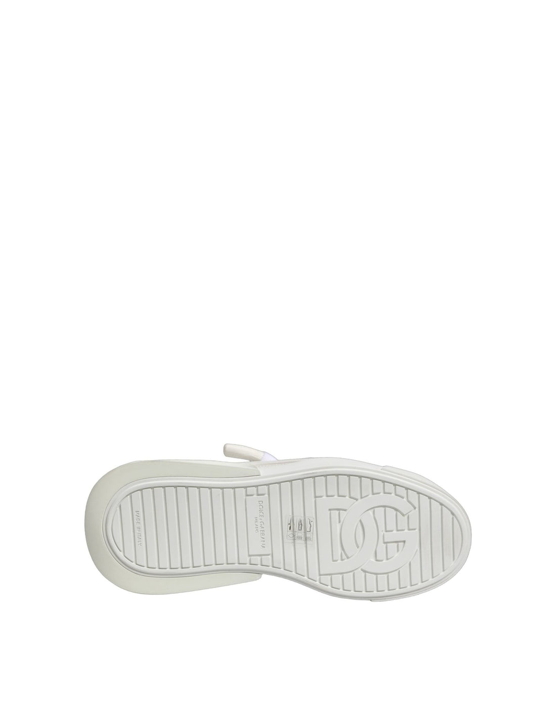 Dolce & Gabbana White Calfskin Leather Low Top Sneakers Shoes - RIMODA