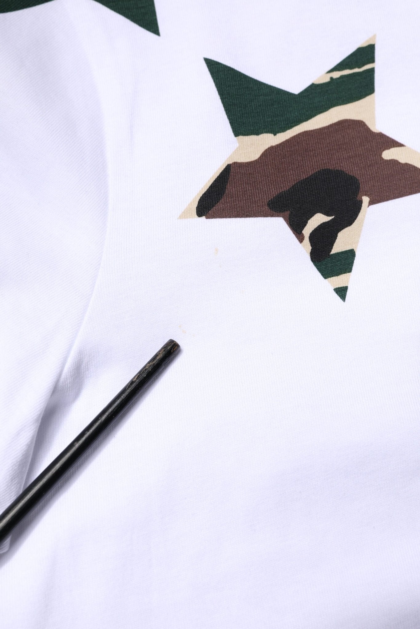 Dolce & Gabbana White Camouflage Stars Crew Neck T-shirt - RIMODA