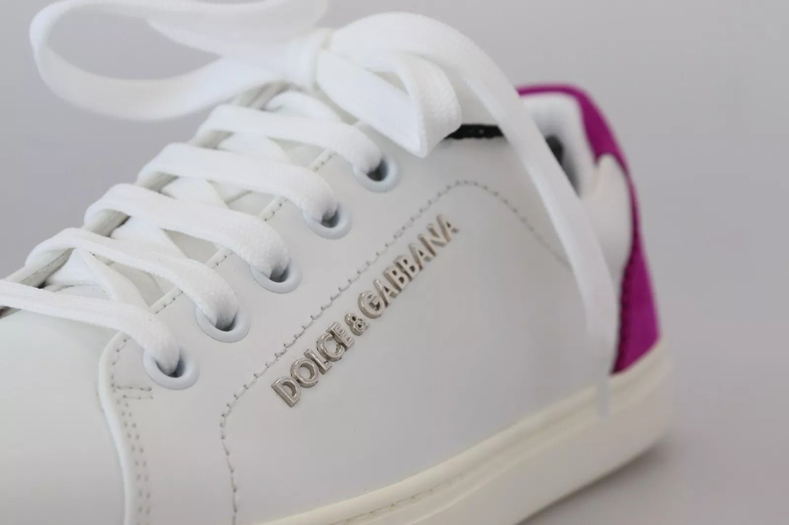 Dolce & Gabbana White Classic Sneakers Women Leather Shoes - RIMODA
