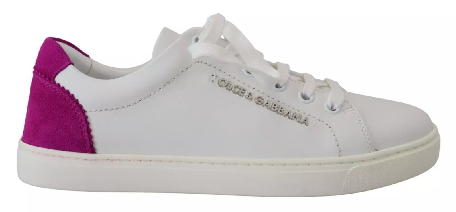 Dolce & Gabbana White Classic Sneakers Women Leather Shoes - RIMODA
