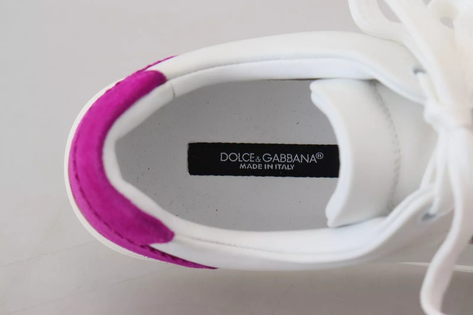 Dolce & Gabbana White Classic Sneakers Women Leather Shoes - RIMODA