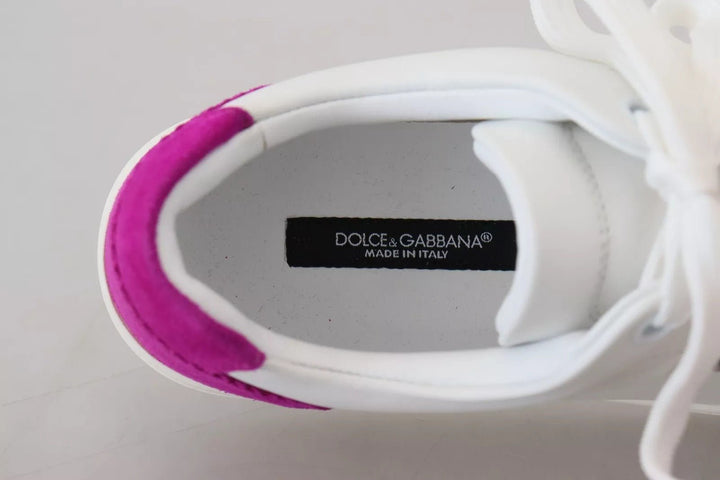 Dolce & Gabbana White Classic Sneakers Women Leather Shoes - RIMODA
