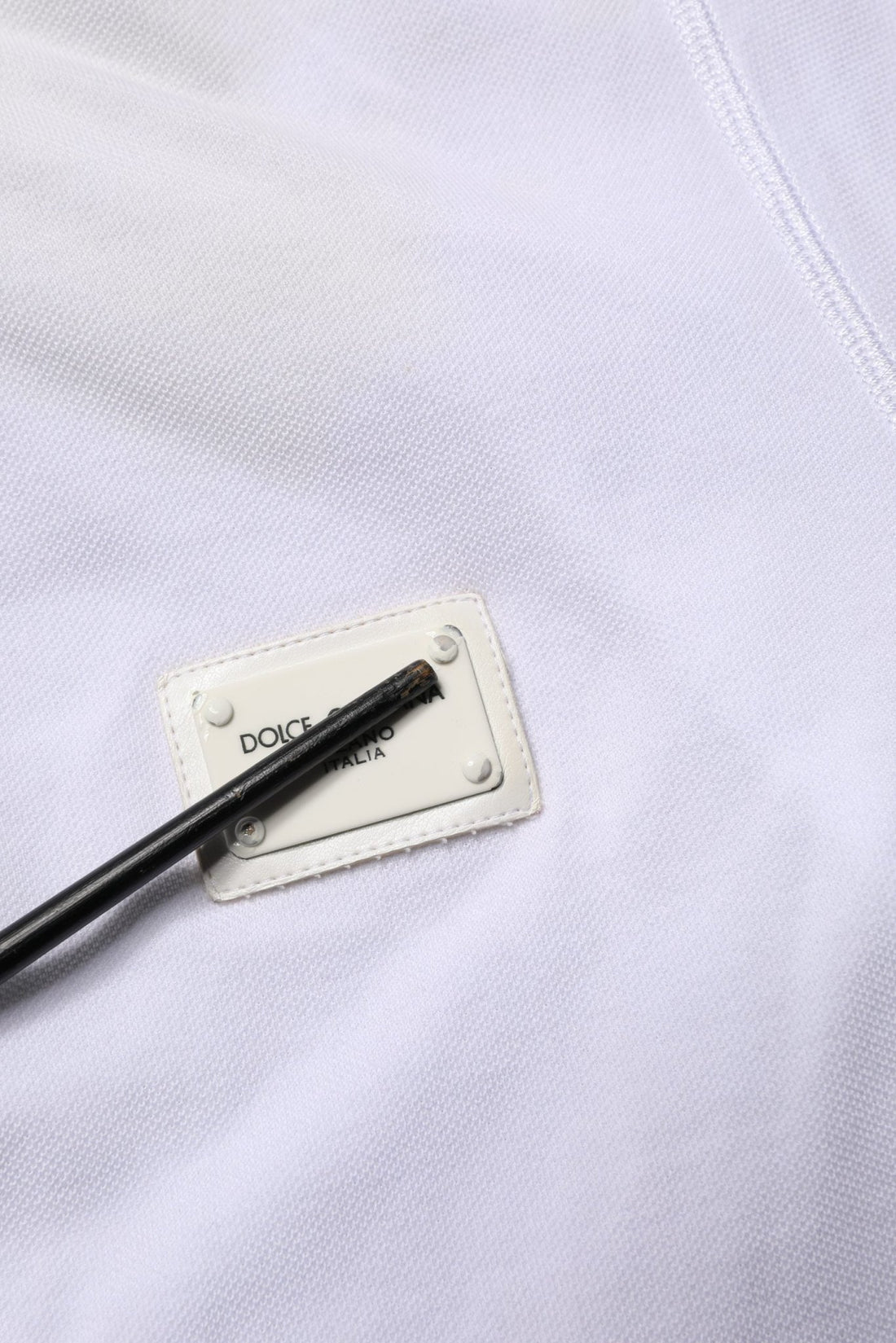 Dolce & Gabbana White Collared Short Sleeves Men Polo T-shirt - RIMODA
