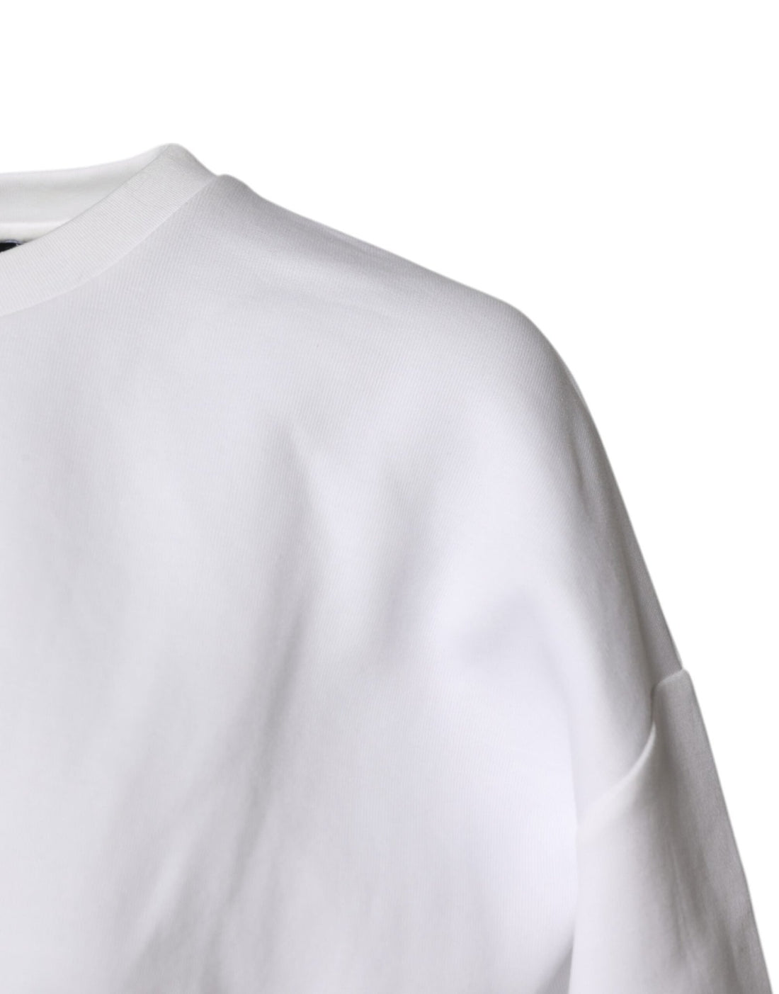 Dolce & Gabbana White Cotton Blend 3/4 Sleeves Blouse Top - RIMODA