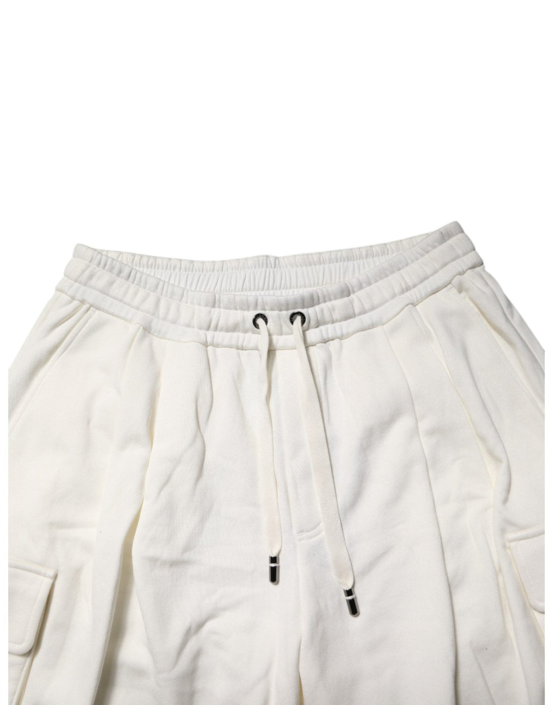 Dolce & Gabbana White Cotton Cargo Bermuda Sweatshorts Shorts - RIMODA