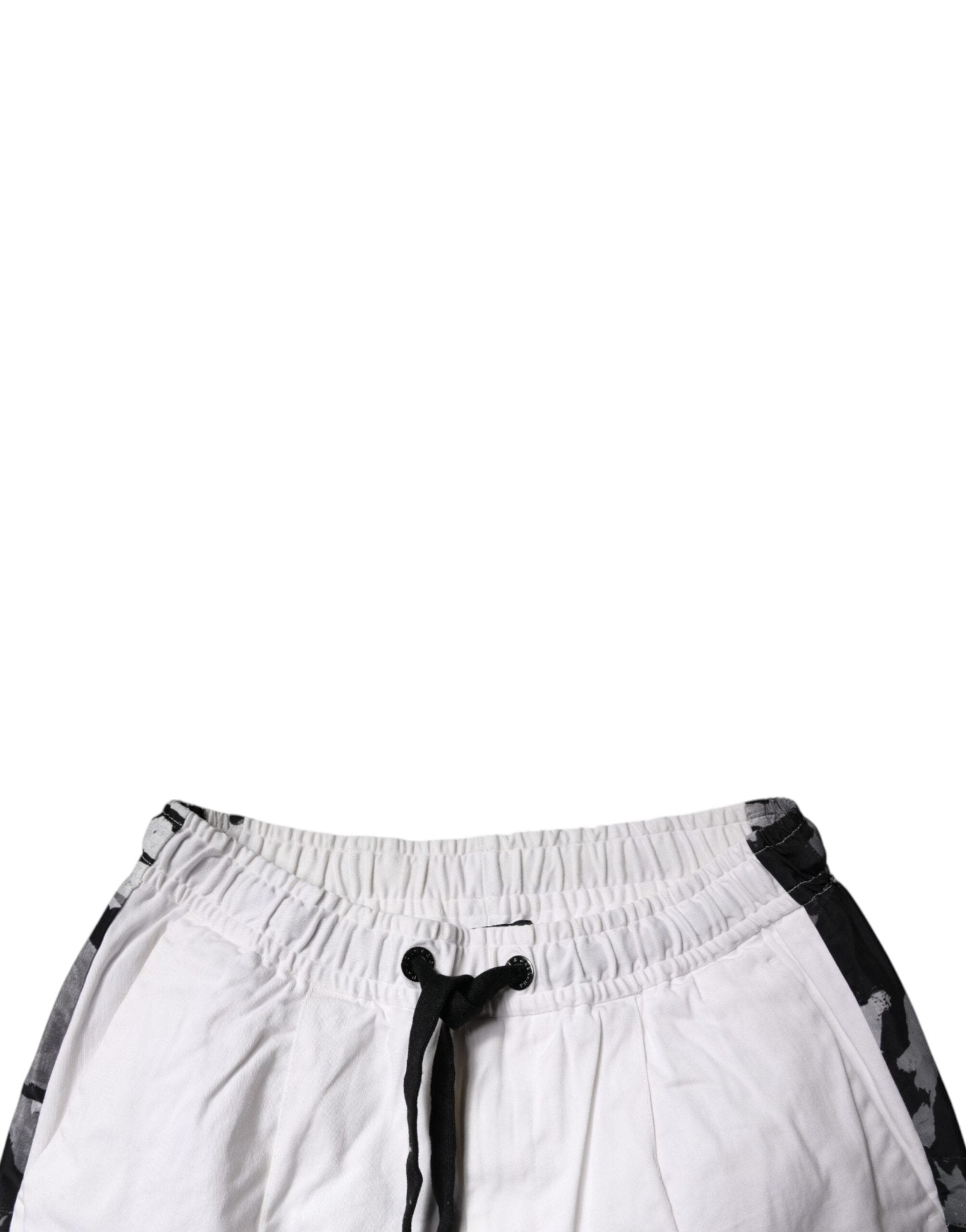 Dolce & Gabbana White Cotton Cargo Jogger Sweatpants Pants - RIMODA