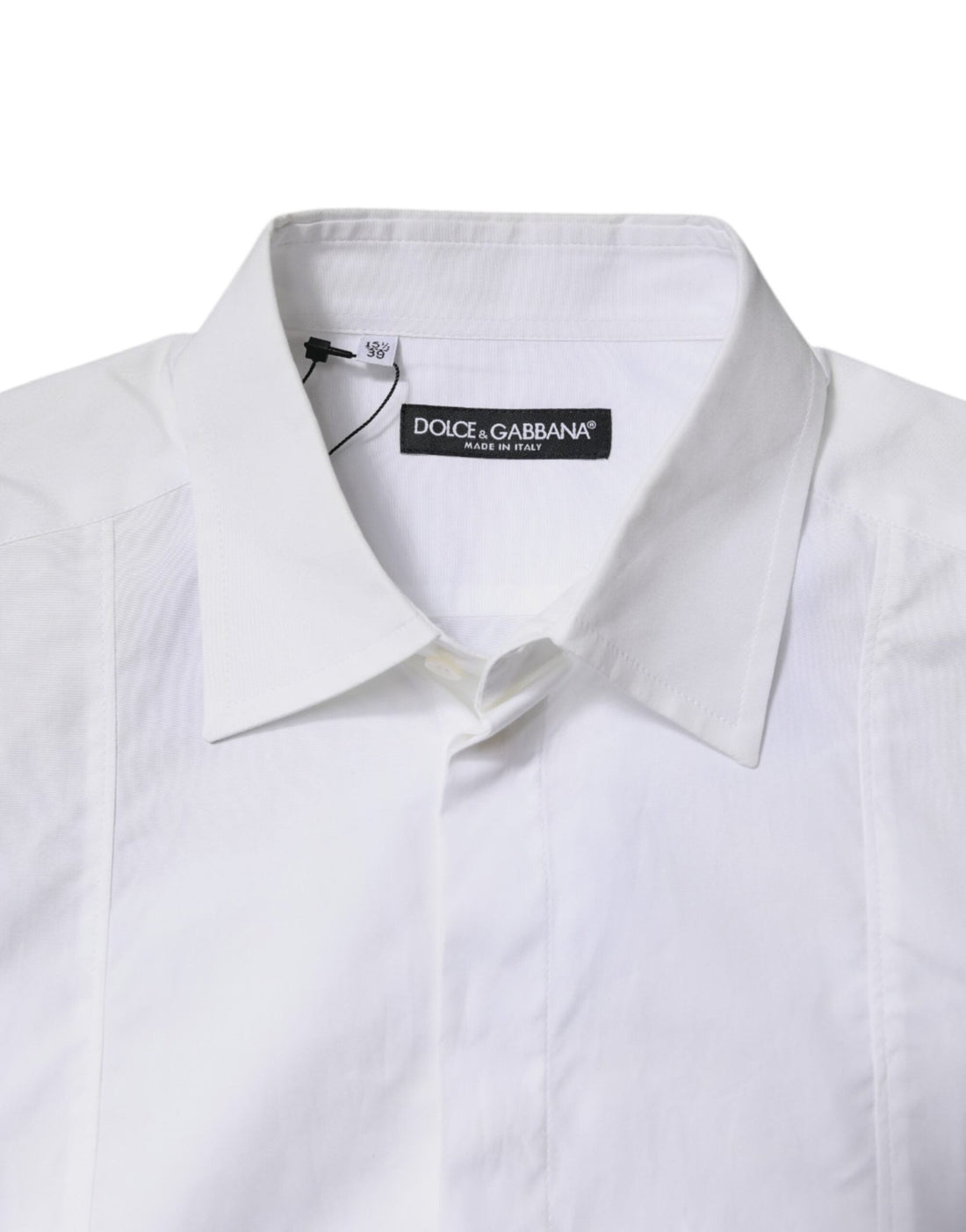 Dolce & Gabbana White Cotton Collared Dress Formal Shirt - RIMODA